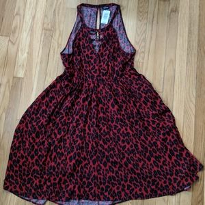 Red Leopard dress